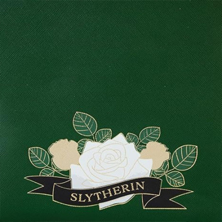 Harry Potter Slytherin House Floral Mini Backpack By Loungefly